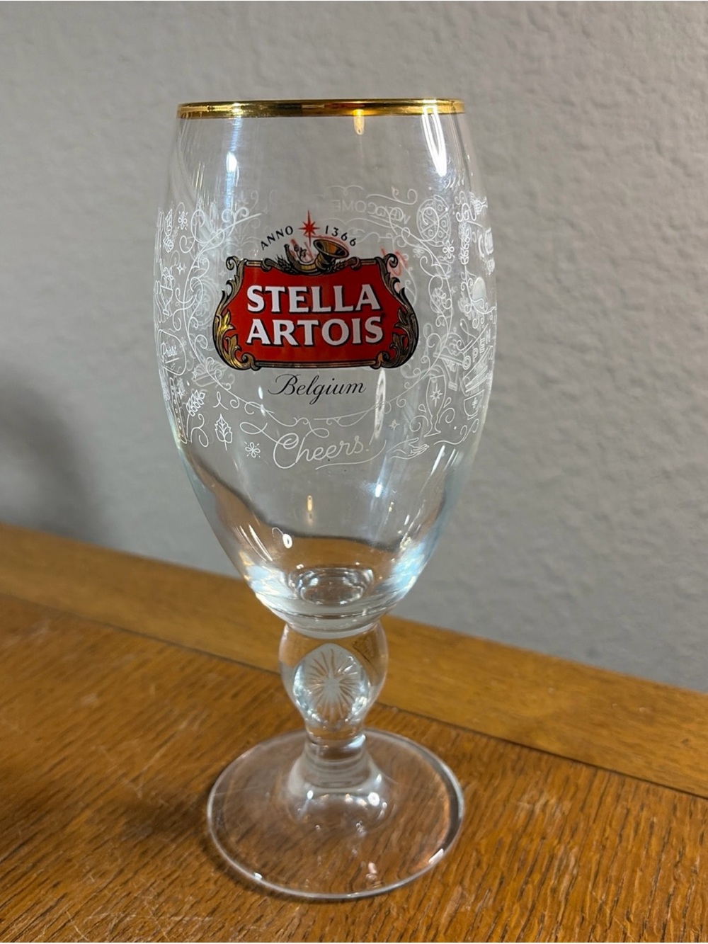 STELLA ARTOIS Cheers! Pasabahce Chalice Belgian Beer Glass 40cl